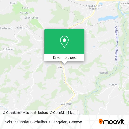 Schulhausplatz Schulhaus Langelen map