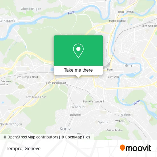 Tempro map