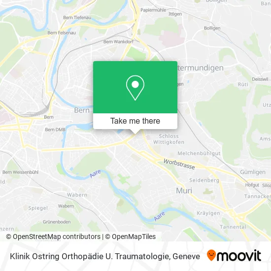 Klinik Ostring Orthopädie U. Traumatologie map
