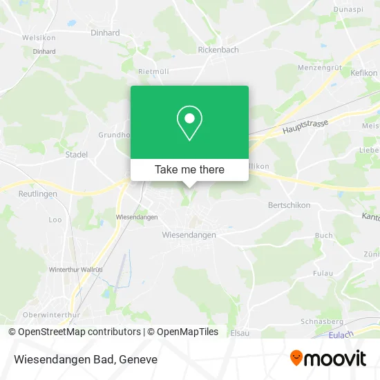 Wiesendangen Bad map