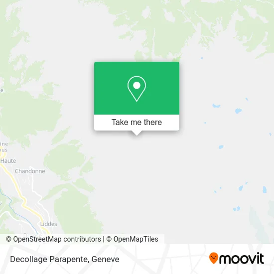 Decollage Parapente map