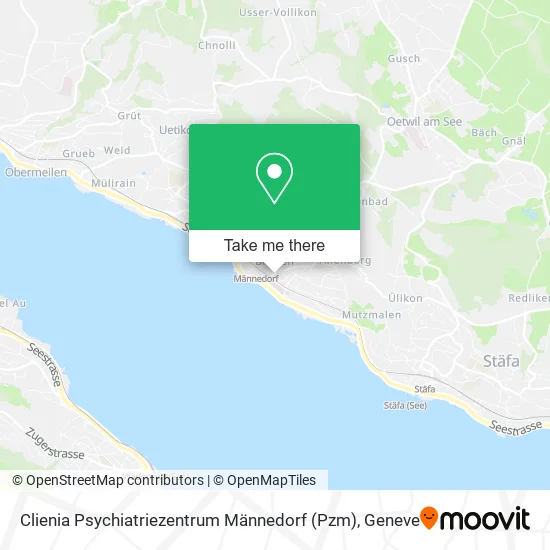 Clienia Psychiatriezentrum Männedorf (Pzm) map