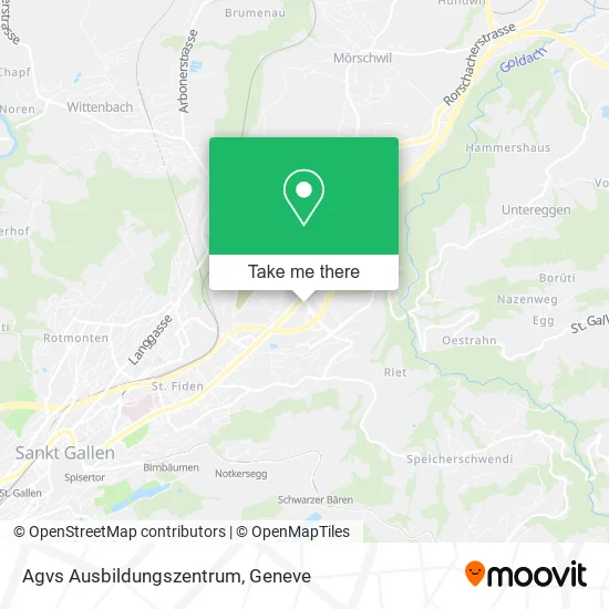 Agvs Ausbildungszentrum map