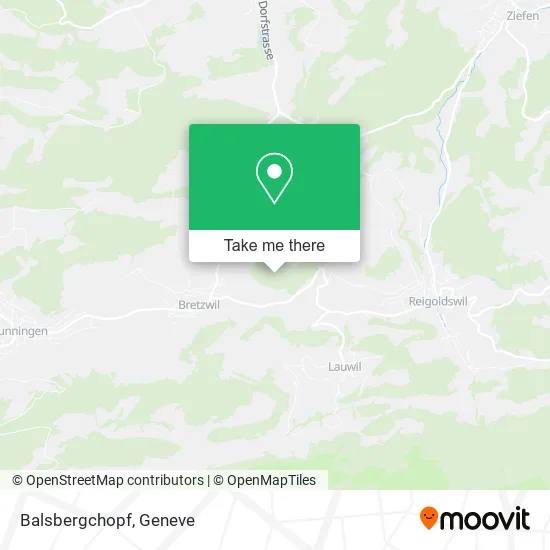 Balsbergchopf map