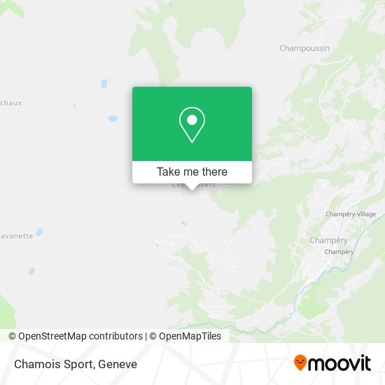 Chamois Sport map