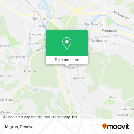 Migros map