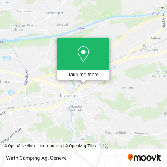 Wirth Camping Ag map