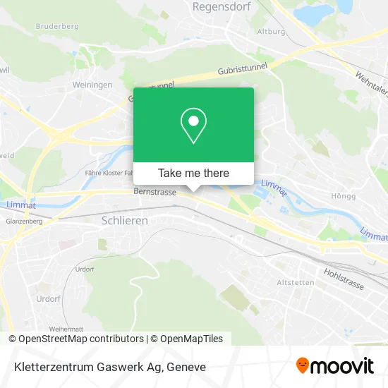 Kletterzentrum Gaswerk Ag map