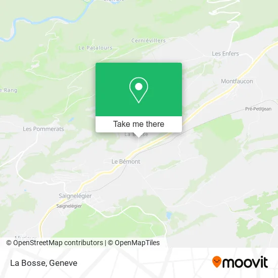 La Bosse map