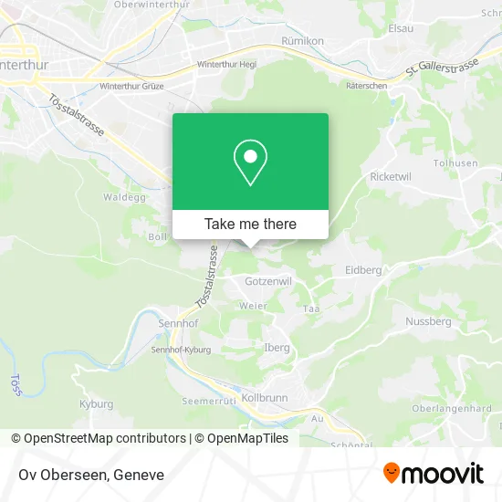 Ov Oberseen map