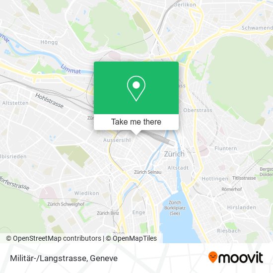 Militär-/Langstrasse map