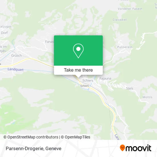 Parsenn-Drogerie map