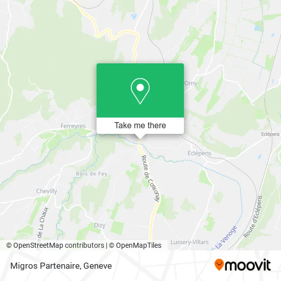 Migros Partenaire map