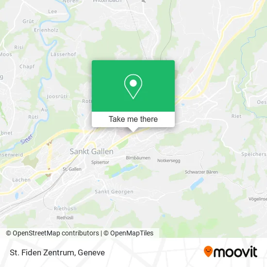 St. Fiden Zentrum map
