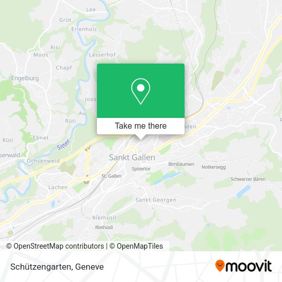Schützengarten map
