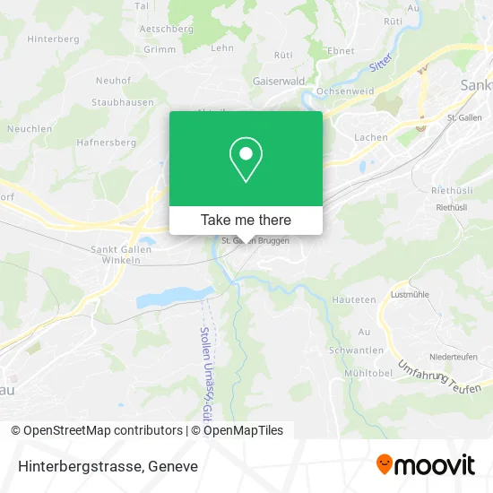 Hinterbergstrasse map