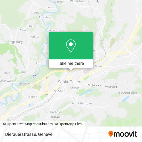 Dierauerstrasse map