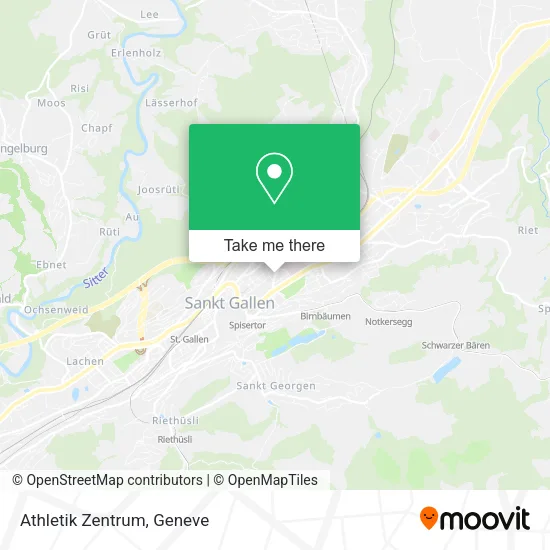 Athletik Zentrum map