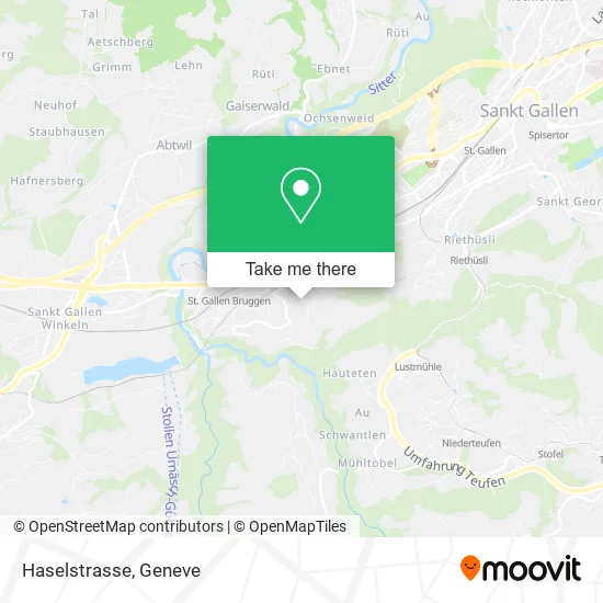 Haselstrasse map