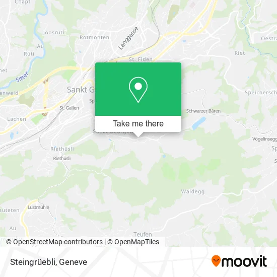 Steingrüebli map
