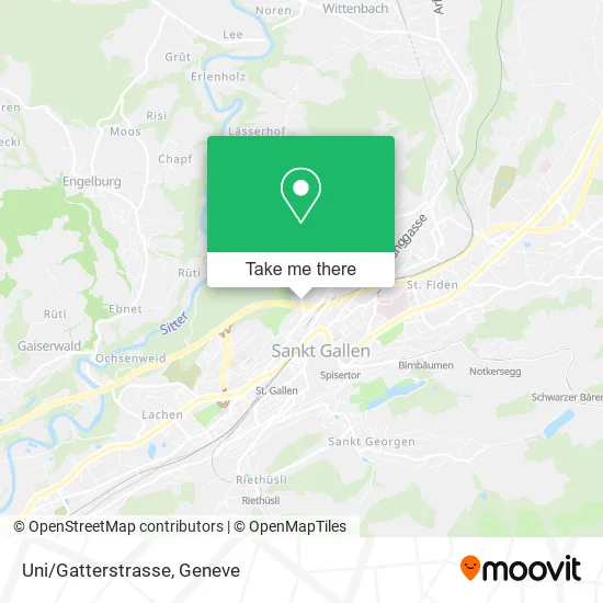 Uni/Gatterstrasse map