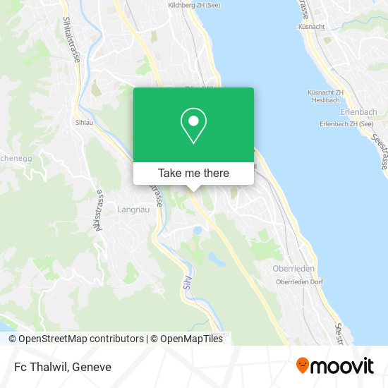 Fc Thalwil map