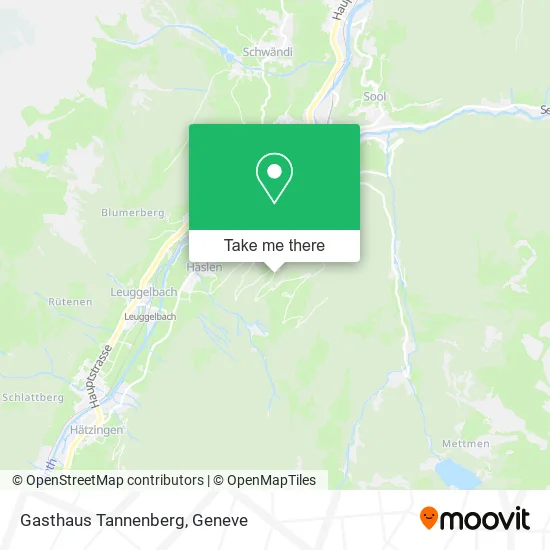 Gasthaus Tannenberg map