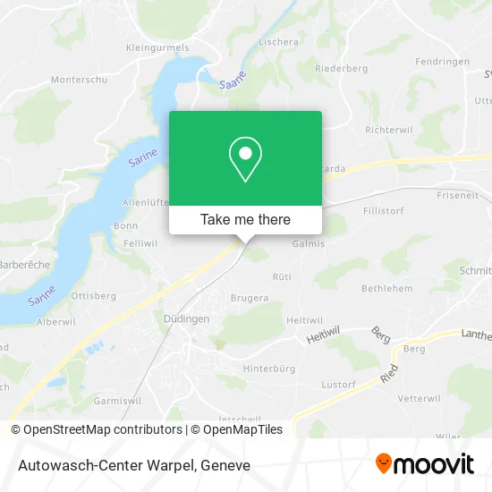 Autowasch-Center Warpel map