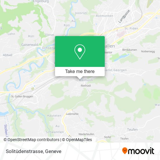 Solitüdenstrasse map