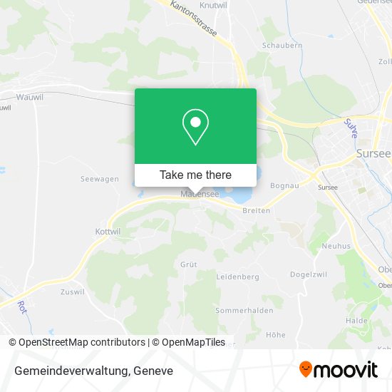 Gemeindeverwaltung map