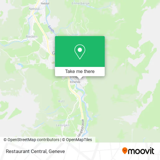 Restaurant Central map