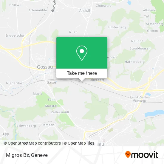 Migros Bz map