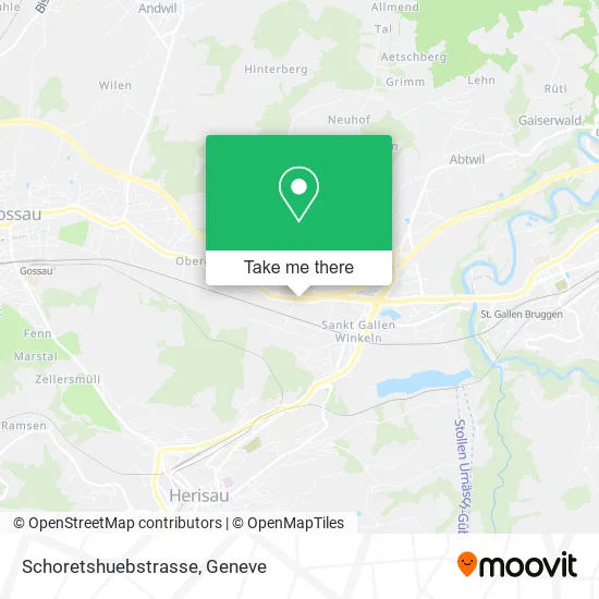 Schoretshuebstrasse map