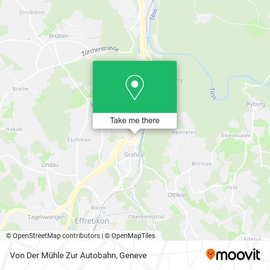 Von Der Mühle Zur Autobahn map