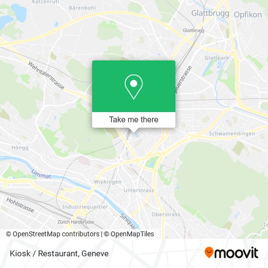Kiosk / Restaurant map
