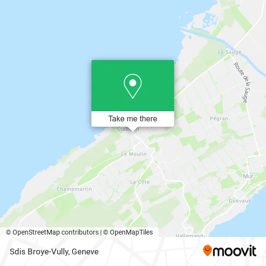 Sdis Broye-Vully map