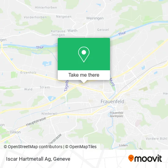 Iscar Hartmetall Ag map
