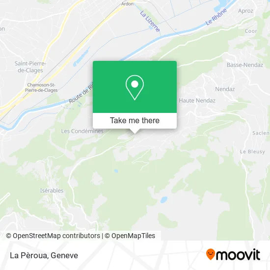 La Pèroua map