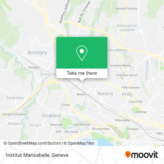 Institut Marisabelle map