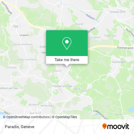 Paradis map