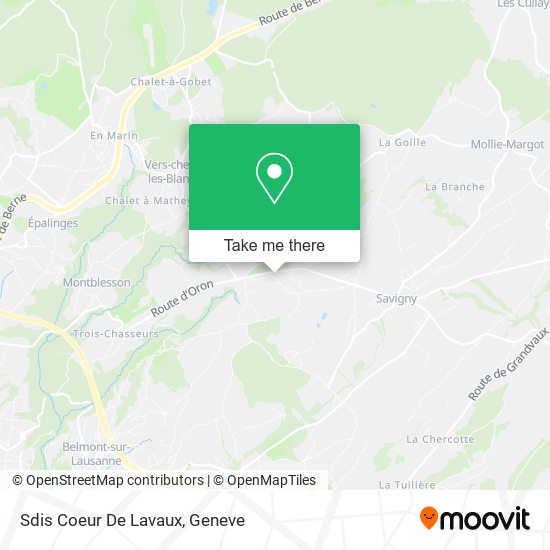 Sdis Coeur De Lavaux map