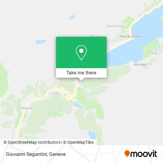 Giovanni Segantini map