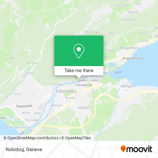 Robidog map