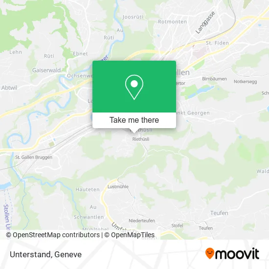 Unterstand map