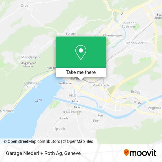 Garage Niederl + Roth Ag map