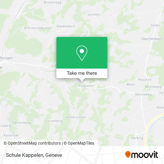 Schule Kappelen map