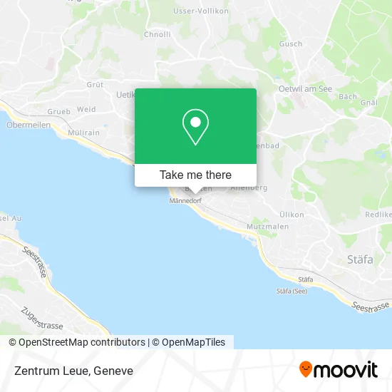 Zentrum Leue map