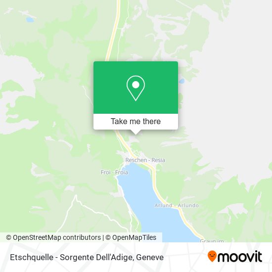 Etschquelle - Sorgente Dell'Adige map