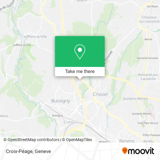Croix-Péage map