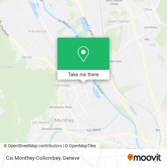 Csi Monthey-Collombey map